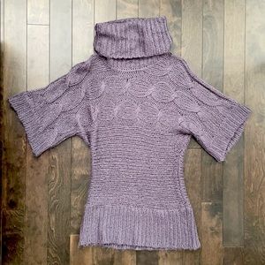 Chunky knit turtle neck